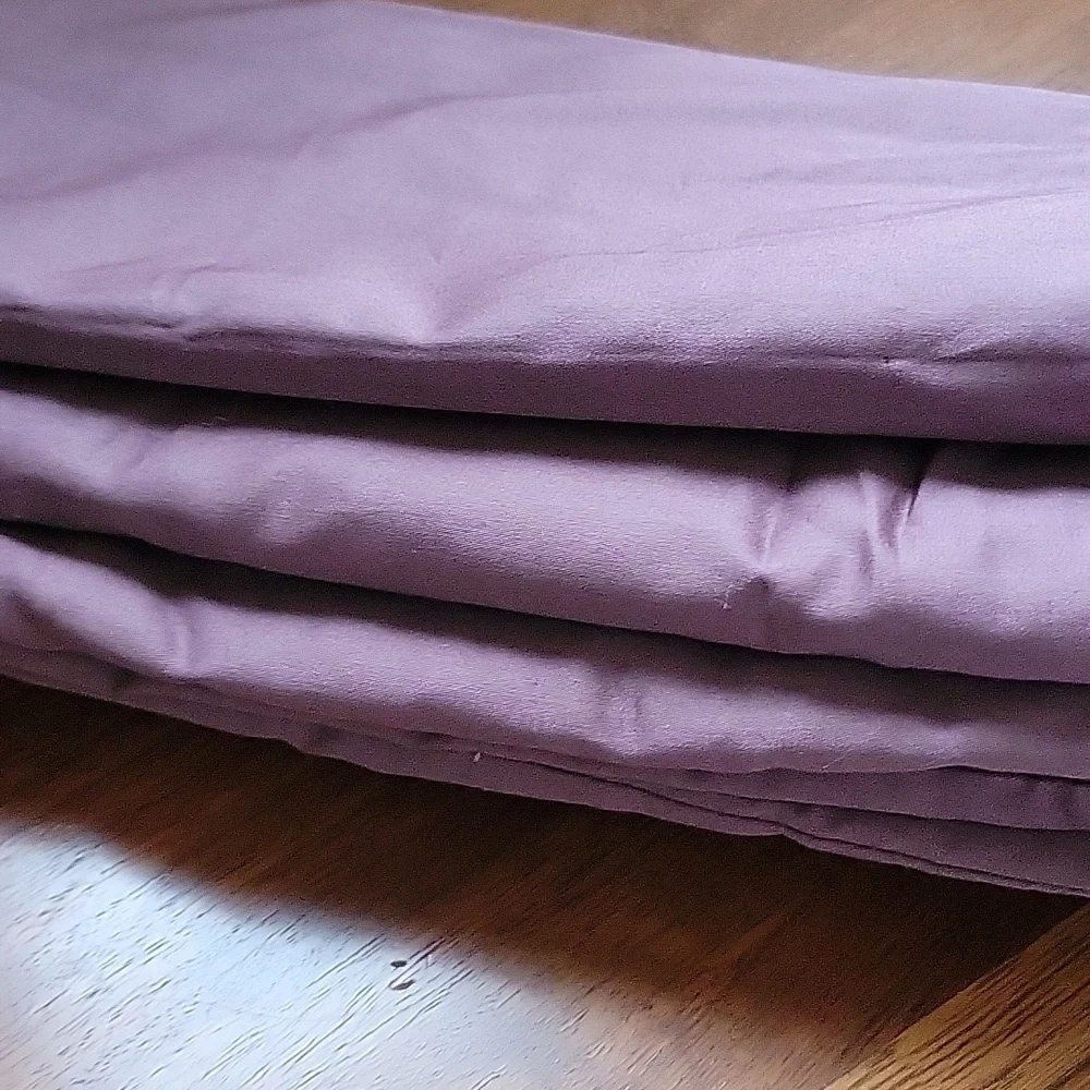 IKEA Sateen Feel Toupe European Square Cotton Pillow Cases Covers Set 2 25